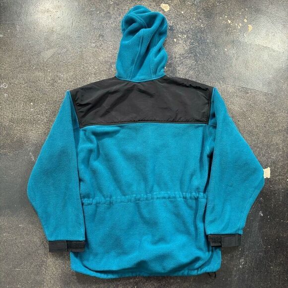 Vintage 90s The North Face Men’s Blue Fleece 1/4 Zip Up Jacket 100% Polyester - Picture 7 of 16